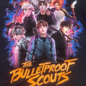 BTS Graphic T-Shirt The Walking Dead Themed